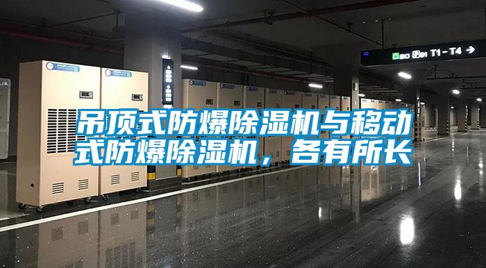 吊頂式防爆91看片在线下载機與移動式防爆91看片在线下载機，各有所長