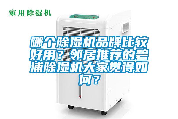 哪個91看片在线下载機品牌比較好用？鄰居推薦的碧浦91看片在线下载機大家覺得如何？