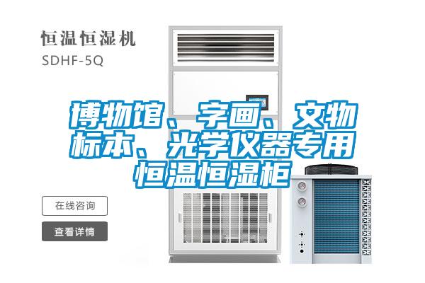 博物館、字畫、文物標本、光學儀器專用恒溫恒濕櫃