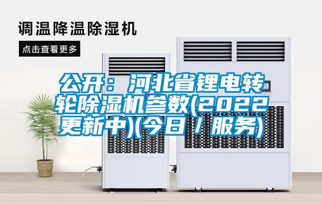 公開：河北省鋰電轉輪91看片在线下载機參數(2022更新中)(今日／服務)