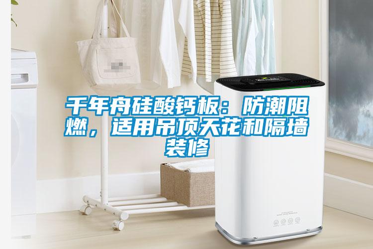 千年舟矽酸鈣板：防潮阻燃，適用吊頂天花和隔牆裝修
