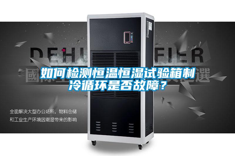 如何檢測恒溫恒濕試驗箱製冷循環是否故障？