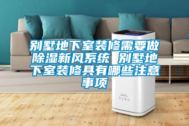 別墅地下室裝修需要做91看片在线下载新風係統 別墅地下室裝修具有哪些注意事項