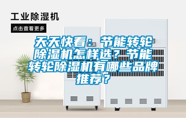 天天快看：節能轉輪91看片在线下载機怎樣選？節能轉輪91看片在线下载機有哪些品牌推薦？