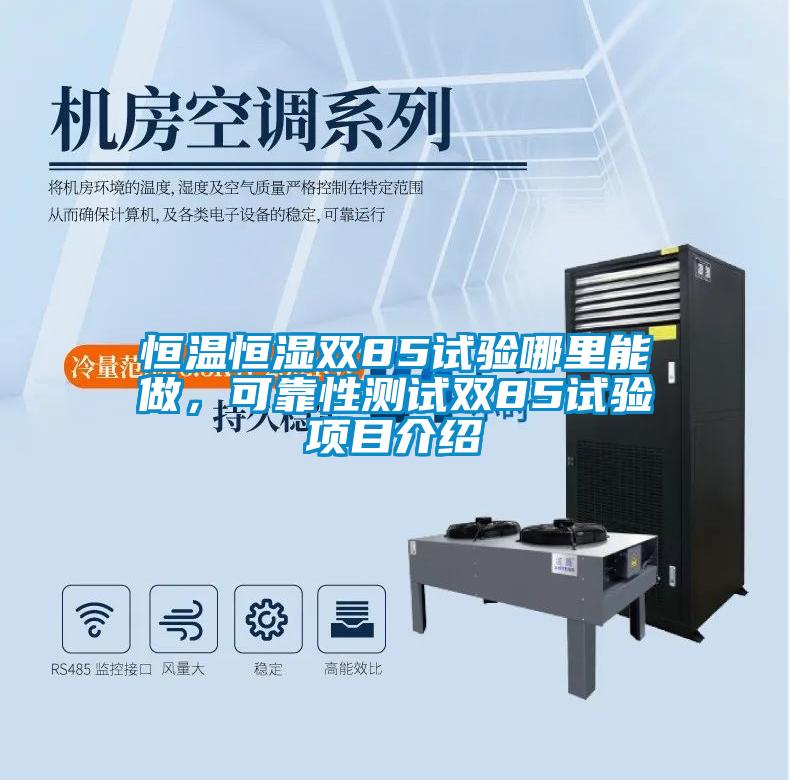 恒溫恒濕雙85試驗哪裏能做，可靠性測試雙85試驗項目介紹