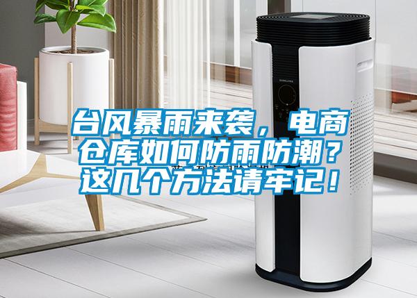 台風暴雨來襲，電商倉庫如何防雨防潮？這幾個方法請牢記！