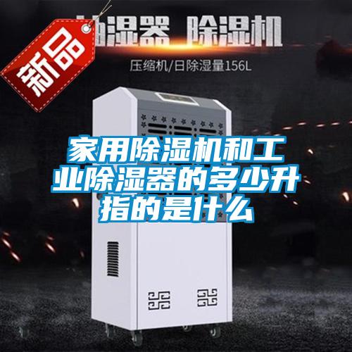 家用91看片在线下载機和工業91看片在线下载器的多少升指的是什麽