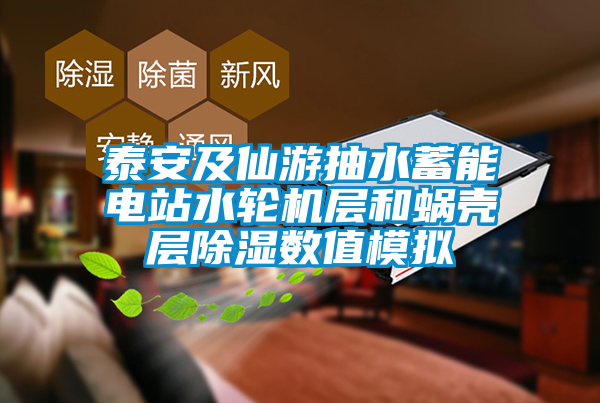 泰安及仙遊抽水蓄能電站水輪機層和蝸殼層91看片在线下载數值模擬
