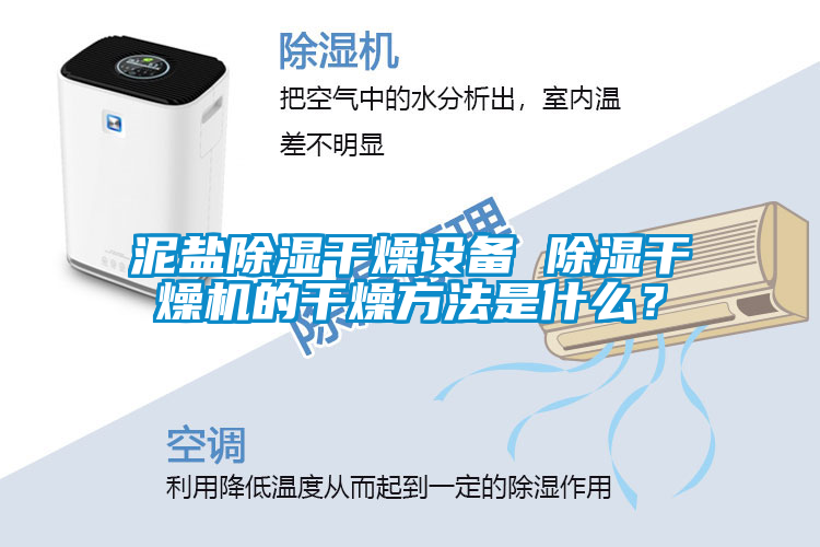 泥鹽91看片在线下载幹燥設備 91看片在线下载幹燥機的幹燥方法是什麽？