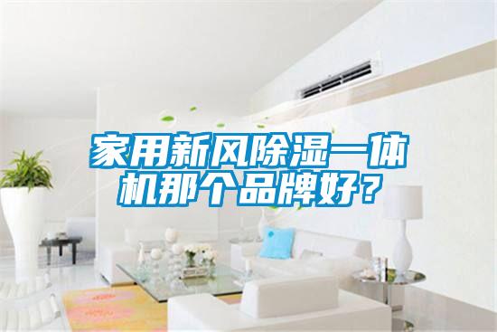 家用新風91看片在线下载一體機那個品牌好？