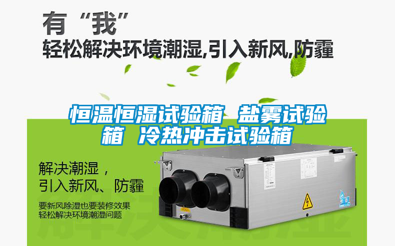 恒溫恒濕試驗箱 鹽霧試驗箱 冷熱衝擊試驗箱
