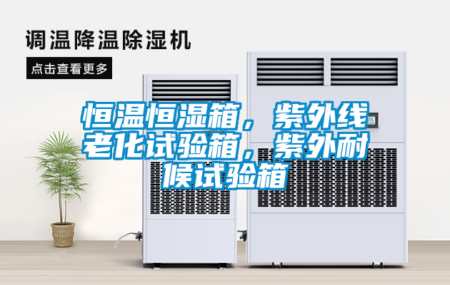恒溫恒濕箱，紫外線老化試驗箱，紫外耐候試驗箱