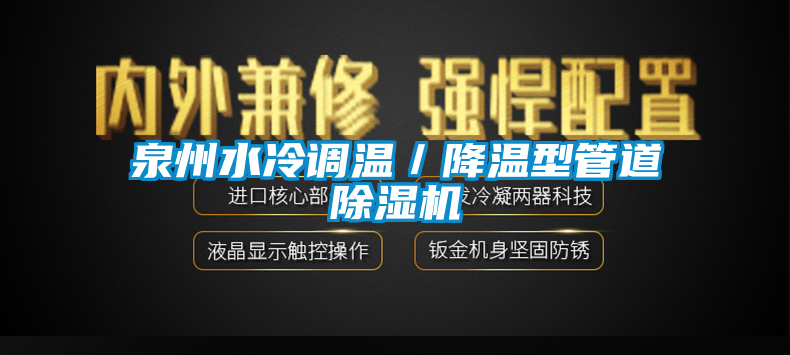 泉州水冷調溫／降溫型管道91看片在线下载機