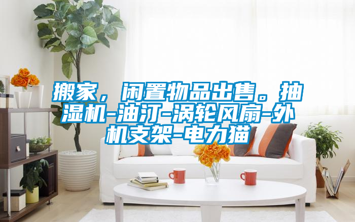 搬家，閑置物品出售。抽濕機-油汀-渦輪風扇-外機支架-電力貓