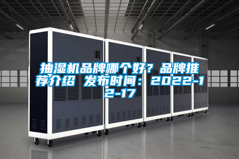 抽濕機品牌哪個好？品牌推薦介紹 發布時間：2022-12-17