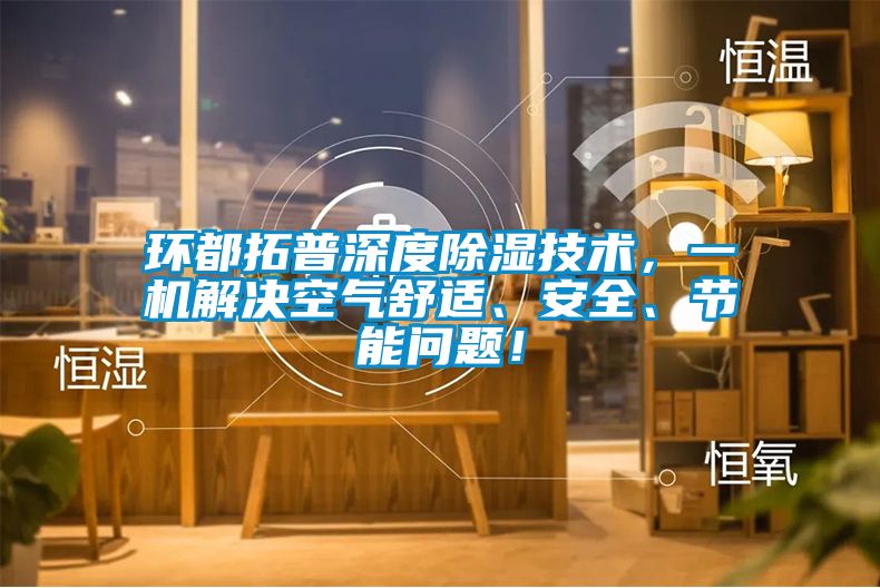 環都拓普深度91看片在线下载技術，一機解決空氣舒適、安全、節能問題！