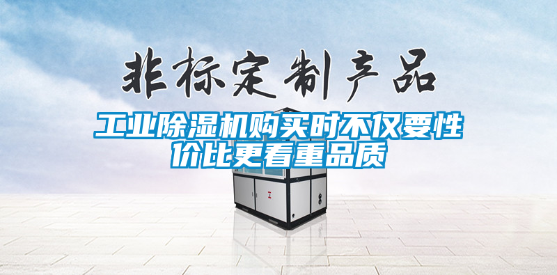 工業91看片在线下载機購買時不僅要性價比更看重品質