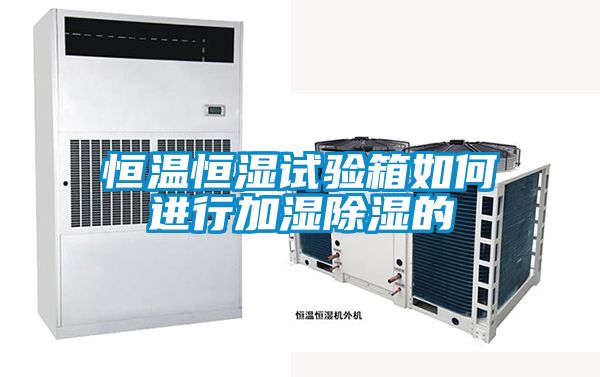 恒溫恒濕試驗箱如何進行加濕91看片在线下载的