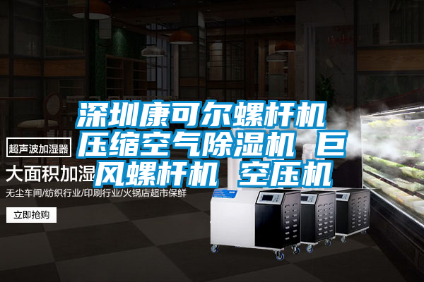 深圳康可爾螺杆機 壓縮空氣91看片在线下载機 巨風螺杆機 空壓機