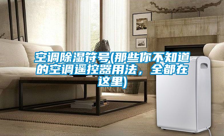 空調91看片在线下载符號(那些你不知道的空調遙控器用法，全都在這裏)