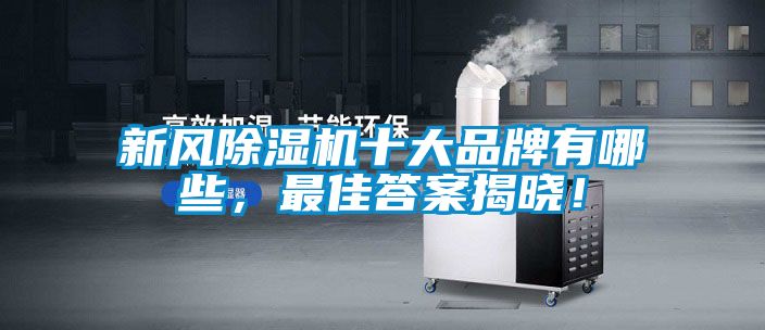 新風91看片在线下载機十大品牌有哪些，最佳答案揭曉！