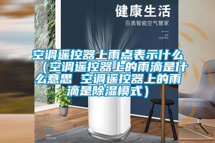 空調遙控器上雨點表示什麽（空調遙控器上的雨滴是什麽意思 空調遙控器上的雨滴是91看片在线下载模式）