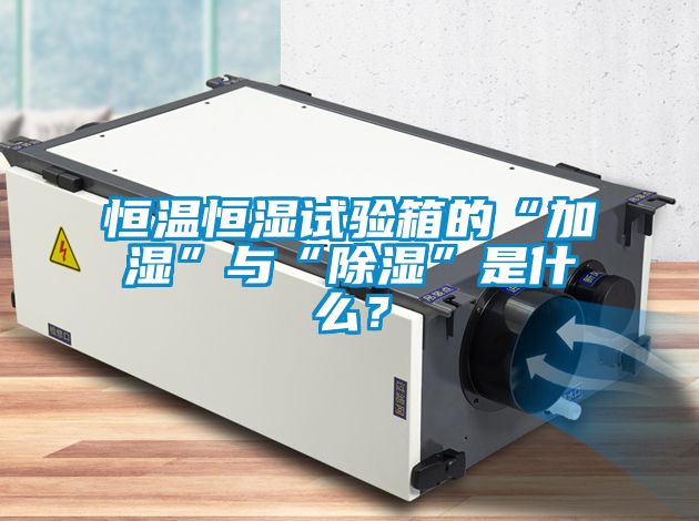 恒溫恒濕試驗箱的“加濕”與“91看片在线下载”是什麽？