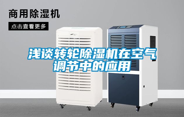 淺談轉輪91看片在线下载機在空氣調節中的應用