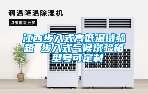 江西步入式高低溫試驗箱 步入式氣候試驗箱 型號可定製