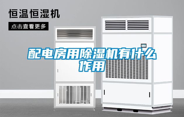 配電房用91看片在线下载機有什麽作用