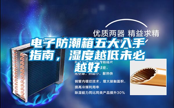 電子防潮箱五大入手指南，濕度越低未必越好