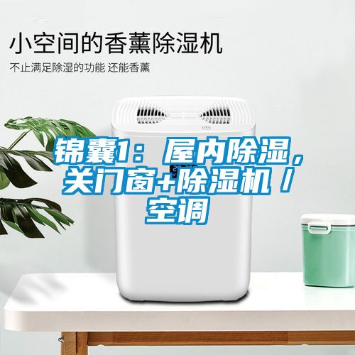 錦囊1：屋內91看片在线下载，關門窗+91看片在线下载機／空調