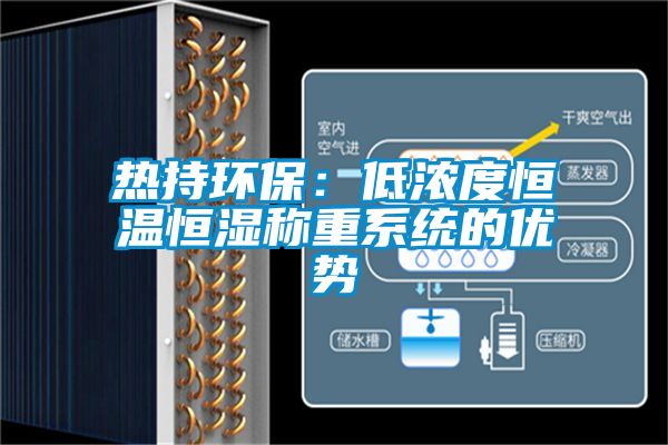 熱持環保：低濃度恒溫恒濕稱重係統的優勢