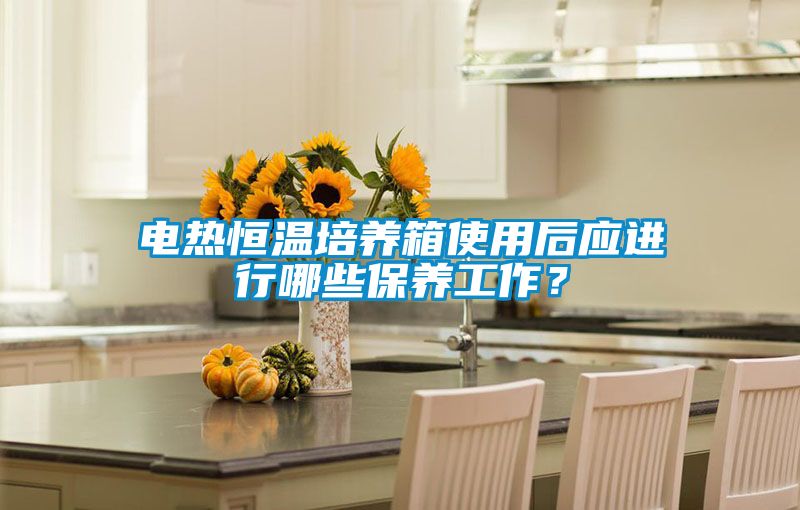 電熱恒溫培養箱使用後應進行哪些保養工作？