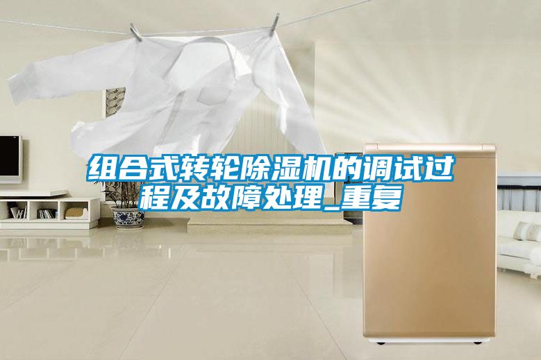 組合式轉輪91看片在线下载機的調試過程及故障處理_重複