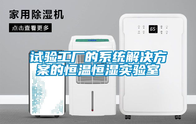 試驗工廠的係統解決免费看片下载的恒溫恒濕實驗室