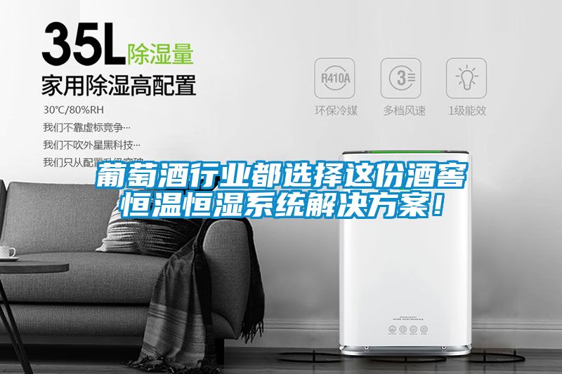 葡萄酒行業都選擇這份酒窖恒溫恒濕係統解決免费看片下载！
