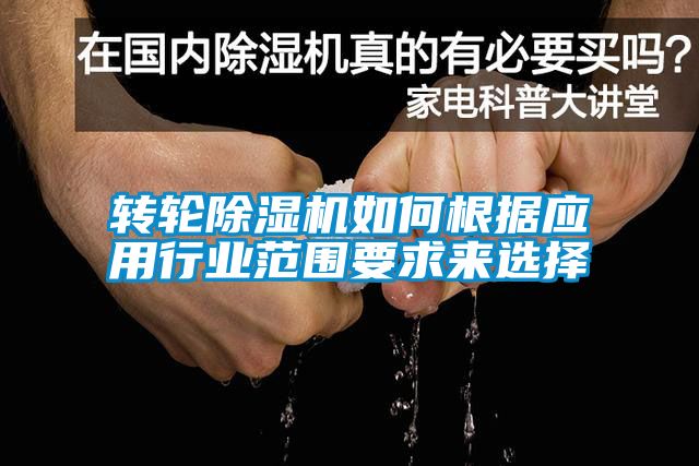 轉輪91看片在线下载機如何根據應用行業範圍要求來選擇