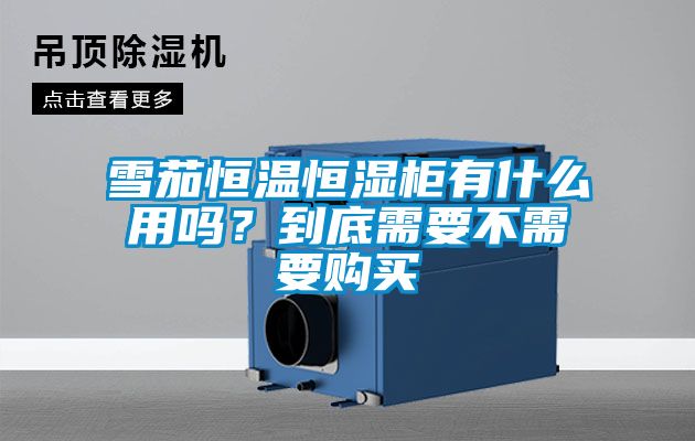 雪茄恒溫恒濕櫃有什麽用嗎？到底需要不需要購買