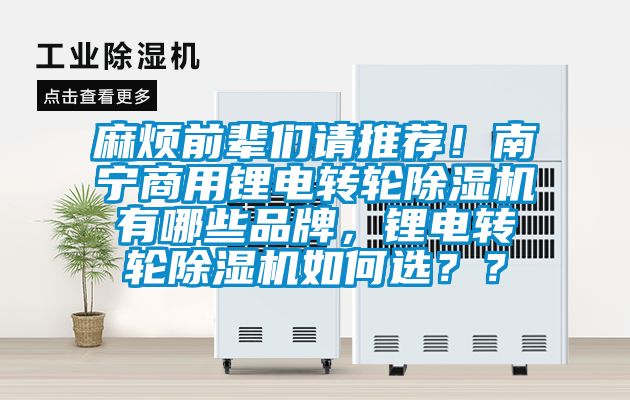 麻煩前輩們請推薦！南寧商用鋰電轉輪91看片在线下载機有哪些品牌，鋰電轉輪91看片在线下载機如何選？？