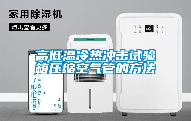 高低溫冷熱衝擊試驗箱壓縮空氣管的方法