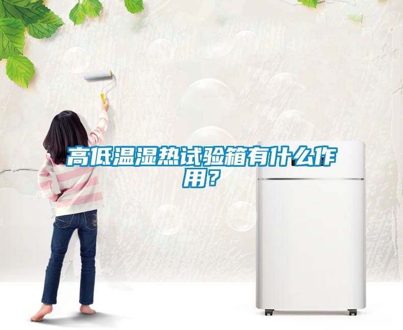 高低溫濕熱試驗箱有什麽作用？