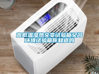 常見問題高低溫濕熱交變試驗箱又名環境試驗箱你知道嗎