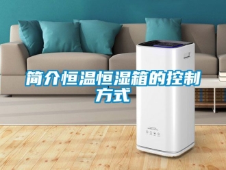 知識百科簡介恒溫恒濕箱的控製方式