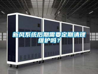 常見問題新風係統後期需要定期清理維護嗎？