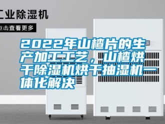 常見問題2022年山楂片的生產加工工藝，山楂烘幹91看片在线下载機烘幹抽濕機一體化解決