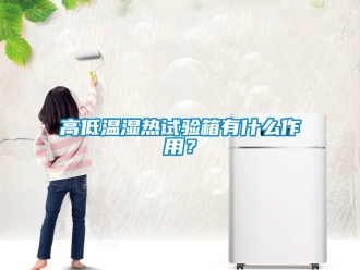 常見問題高低溫濕熱試驗箱有什麽作用？