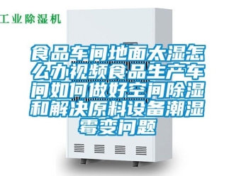 企業手机看片AV短片食品車間地麵太濕怎麽辦視頻食品生產車間如何做好空間91看片在线下载和解決原料設備潮濕黴變問題