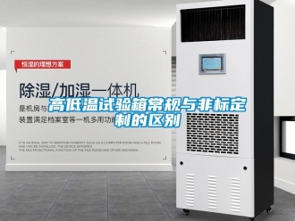 常見問題高低溫試驗箱常規與非標定製的區別