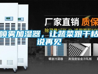 行業手机看片AV短片噴霧加濕器，讓蔬菜跟幹枯說再見